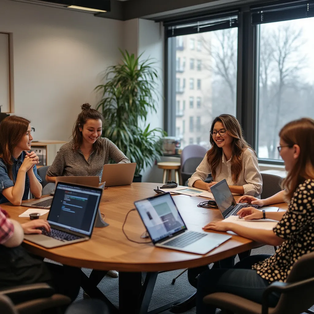 Sesión de trabajo en equipo